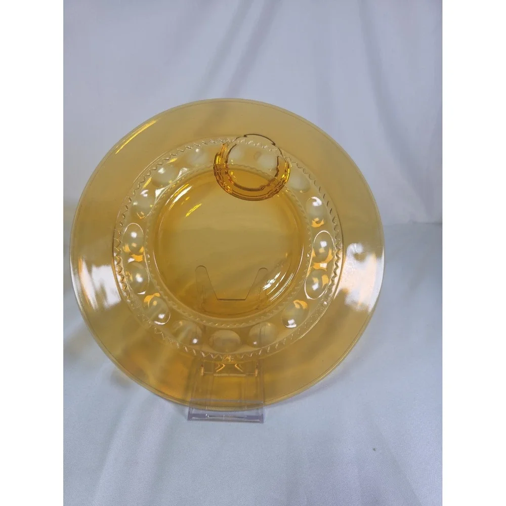 VTG Kings Crown Thumbprint Indiana Glass 10 1/4